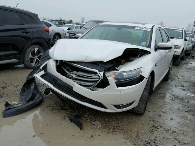 1FAHP2E87DG102701 - 2013 FORD TAURUS SEL WHITE photo 2