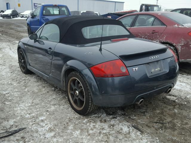 TRUUT28N641003317 - 2004 AUDI TT QUATTRO GRAY photo 3