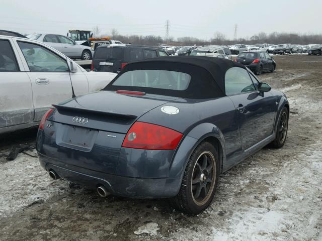 TRUUT28N641003317 - 2004 AUDI TT QUATTRO GRAY photo 4