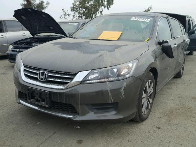 1HGCR2F36DA183731 - 2013 HONDA ACCORD LX BLACK photo 2