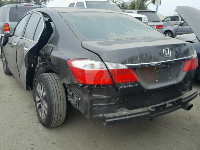 1HGCR2F36DA183731 - 2013 HONDA ACCORD LX BLACK photo 3