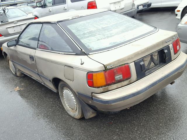 JT2ST67L2H7158841 - 1987 TOYOTA CELICA GT BROWN photo 3