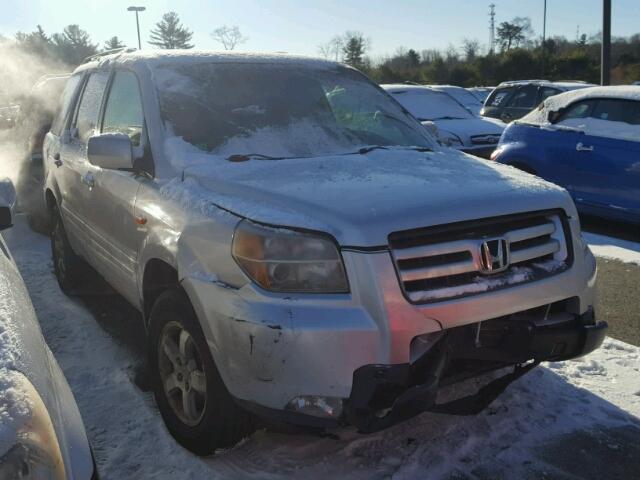 2HKYF18516H514619 - 2006 HONDA PILOT EX SILVER photo 1