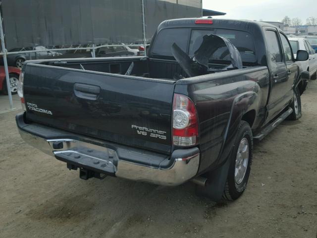 3TMKU72N79M020562 - 2009 TOYOTA TACOMA DOU BLACK photo 4