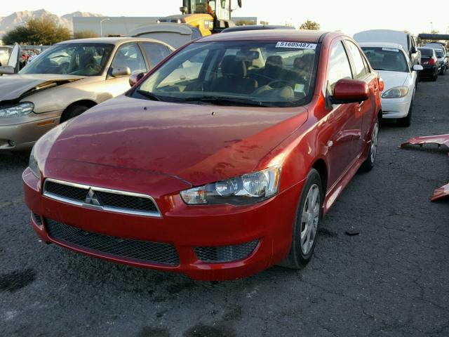 JA32U2FU0DU017428 - 2013 MITSUBISHI LANCER ES/ RED photo 2