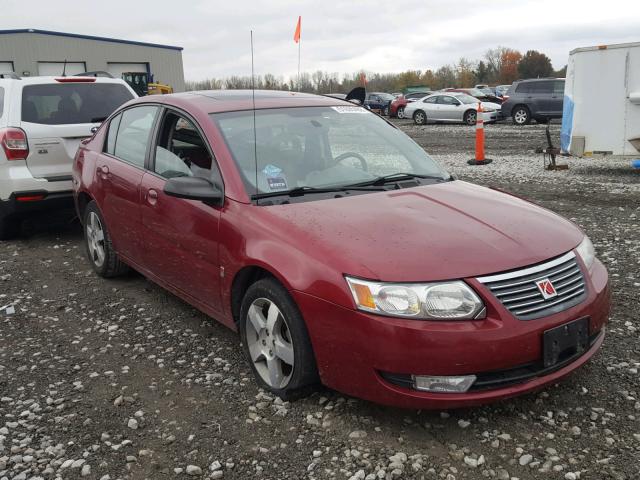 1G8AL55F17Z163004 - 2007 SATURN ION LEVEL RED photo 1