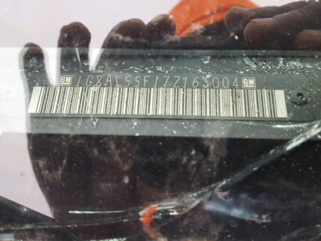 1G8AL55F17Z163004 - 2007 SATURN ION LEVEL RED photo 10