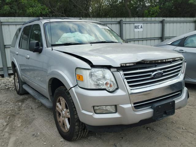 1FMEU6DE7AUA18360 - 2010 FORD EXPLORER X SILVER photo 1