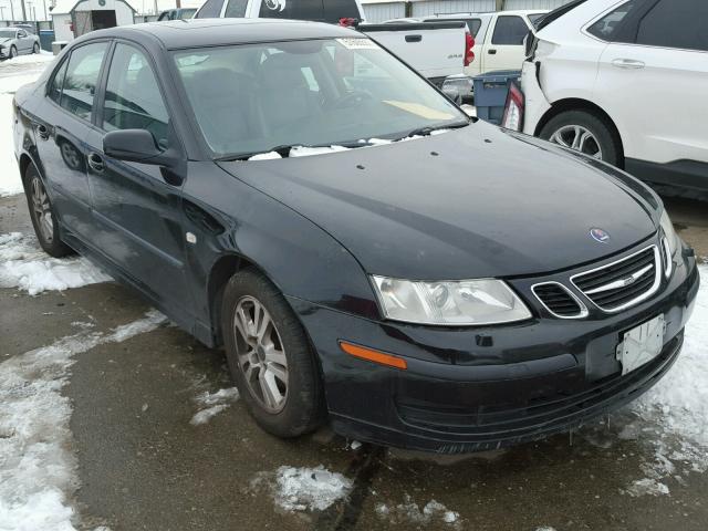 YS3FD49Y371014048 - 2007 SAAB 9-3 2.0T BLACK photo 1