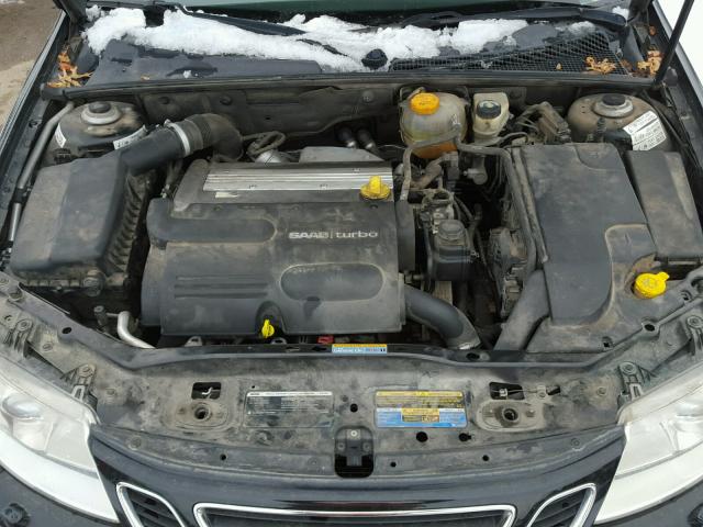 YS3FD49Y371014048 - 2007 SAAB 9-3 2.0T BLACK photo 7