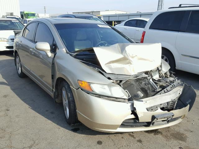 1HGFA16867L110247 - 2007 HONDA CIVIC EX ოქროსფერი ფოტო 1