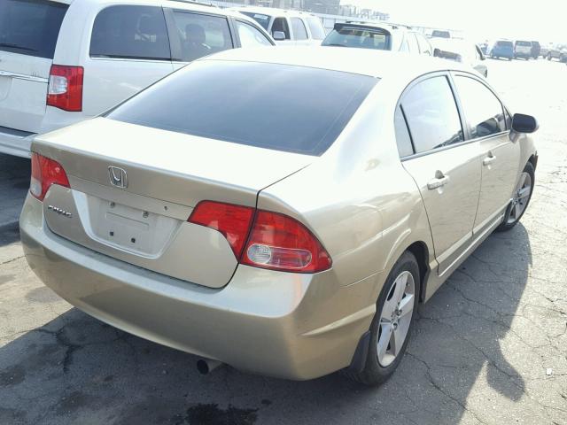1HGFA16867L110247 - 2007 HONDA CIVIC EX ოქროსფერი ფოტო 4