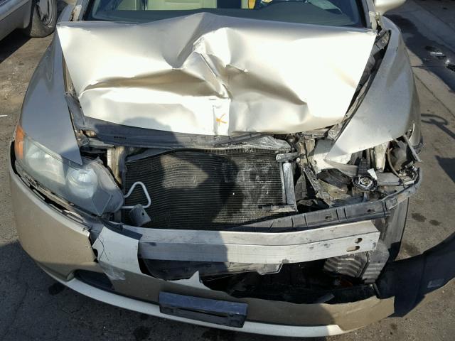 1HGFA16867L110247 - 2007 HONDA CIVIC EX ოქროსფერი ფოტო 7