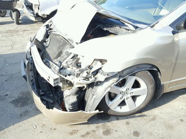 1HGFA16867L110247 - 2007 HONDA CIVIC EX ოქროსფერი ფოტო 9