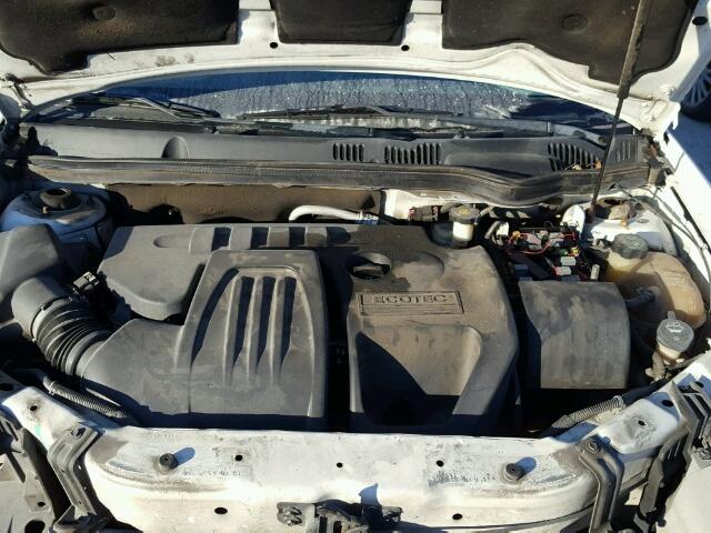 1G1AK55F477116014 - 2007 CHEVROLET COBALT LS WHITE photo 7