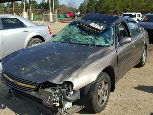 1G1NE52J62M611567 - 2002 CHEVROLET MALIBU LS GRAY photo 9