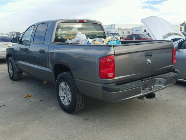 1D7HE48N16S588859 - 2006 DODGE DAKOTA QUA GRAY photo 3