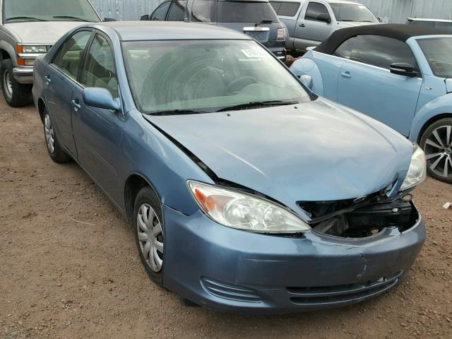 4T1BE32K42U623879 - 2002 TOYOTA CAMRY LE BLUE photo 1