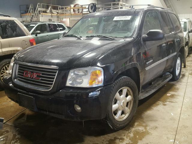 1GKDT13S862195326 - 2006 GMC ENVOY BLACK photo 2