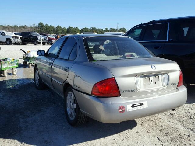 3N1CB51D75L520120 - 2005 NISSAN SENTRA 1.8 GRAY photo 3