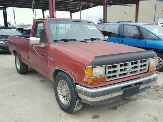 1FTCR10T7KUA14377 - 1989 FORD RANGER RED photo 1