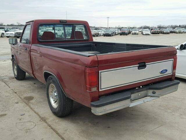 1FTCR10T7KUA14377 - 1989 FORD RANGER RED photo 3