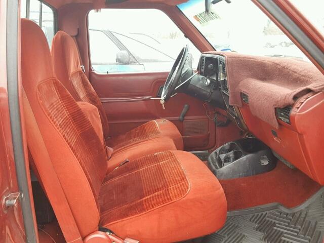 1FTCR10T7KUA14377 - 1989 FORD RANGER RED photo 5