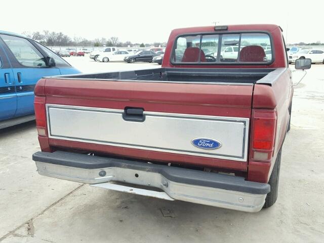 1FTCR10T7KUA14377 - 1989 FORD RANGER RED photo 6