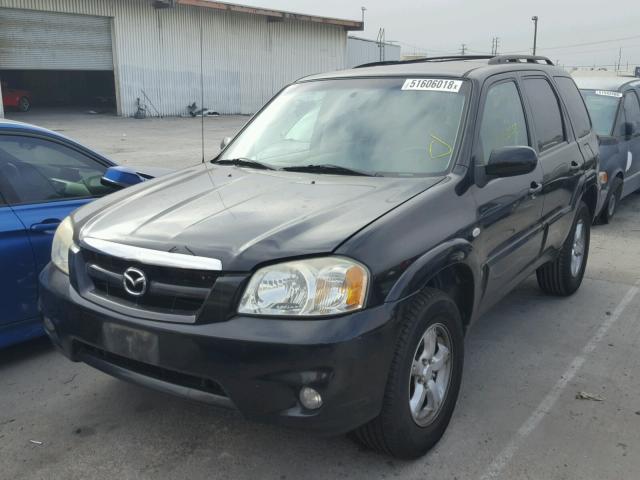 4F2YZ06146KM14498 - 2006 MAZDA TRIBUTE S BLACK photo 2