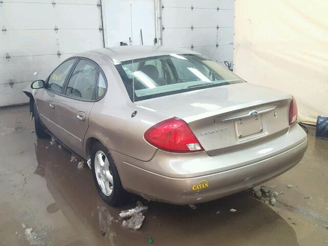 1FAFP55253A165172 - 2003 FORD TAURUS SES TAN photo 3