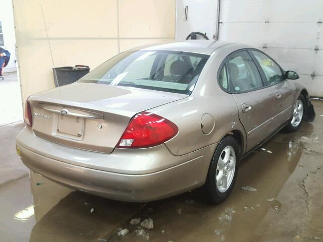 1FAFP55253A165172 - 2003 FORD TAURUS SES TAN photo 4