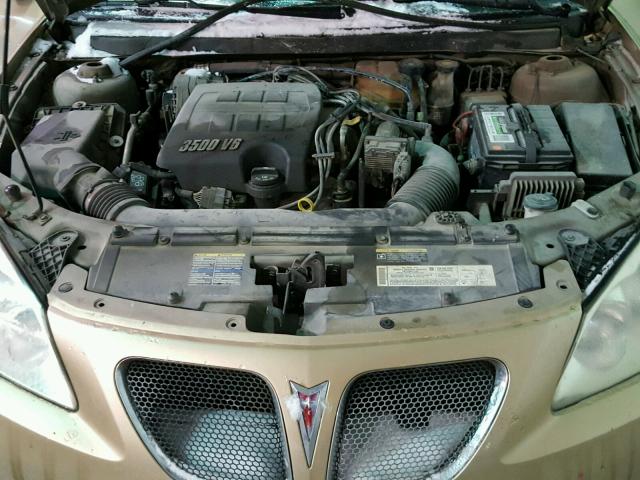 1G2ZG528154159861 - 2005 PONTIAC G6 GOLD photo 7