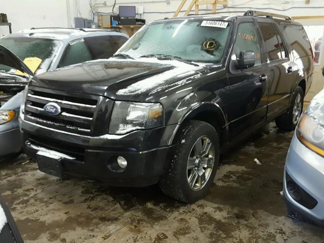 1FMJK2A56AEB53390 - 2010 FORD EXPEDITION BLACK photo 2