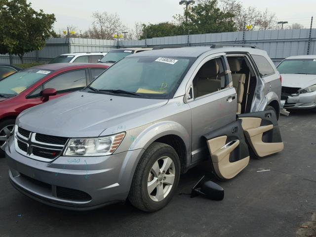 3C4PDCAB6GT114828 - 2016 DODGE JOURNEY SE GRAY photo 2