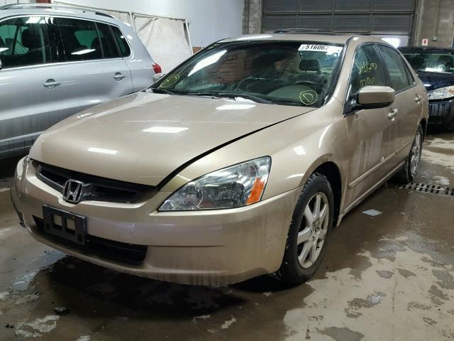 1HGCM66545A045257 - 2005 HONDA ACCORD EX GOLD photo 2