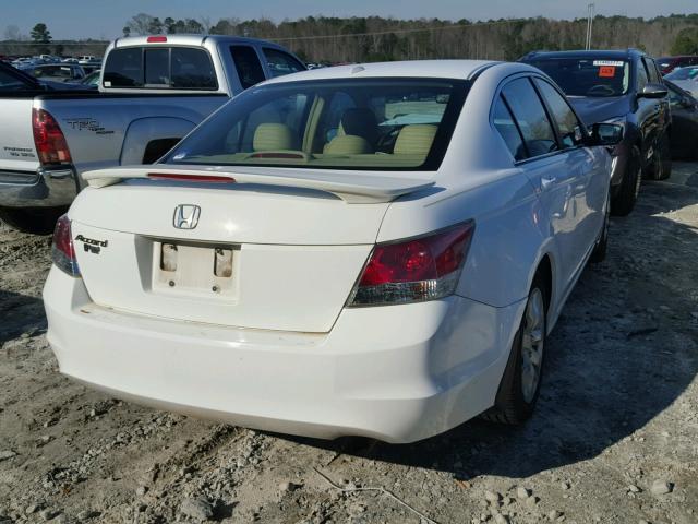 1HGCP268X9A004941 - 2009 HONDA ACCORD EXL WHITE photo 4