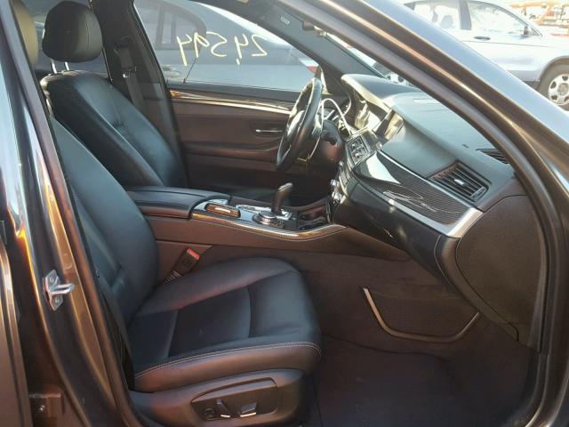 WBA5B1C51FG127818 - 2015 BMW 535 I CHARCOAL photo 5