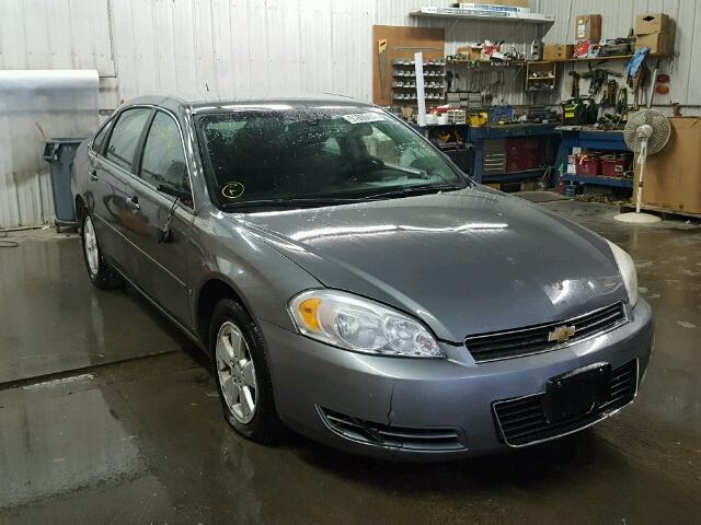 2G1WT58K681219400 - 2008 CHEVROLET IMPALA LT GRAY photo 1