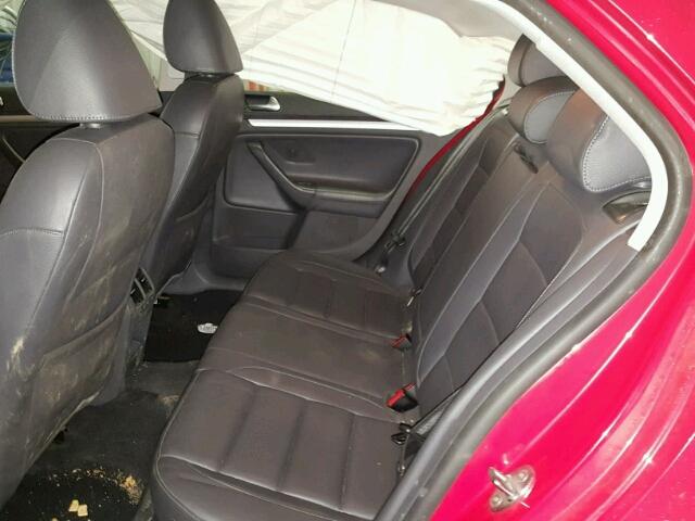 3VWRZ71K29M169630 - 2009 VOLKSWAGEN JETTA SE RED photo 6