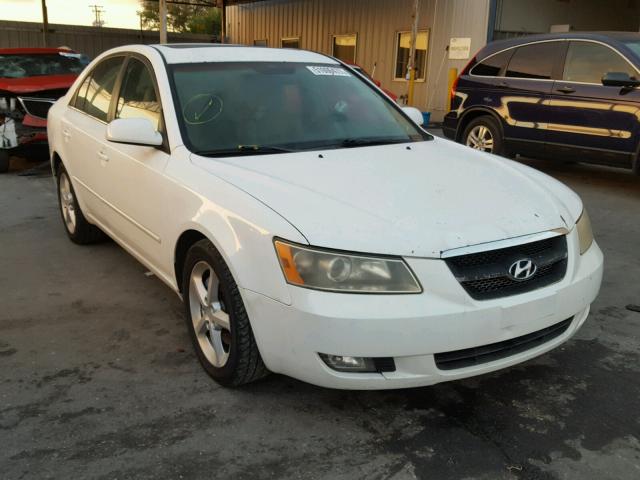 5NPEU46F67H160815 - 2007 HYUNDAI SONATA SE WHITE photo 1