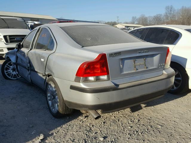 YV1RS58D522158275 - 2002 VOLVO S60 2.4T SILVER photo 3