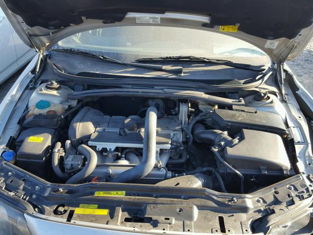 YV1RS58D522158275 - 2002 VOLVO S60 2.4T SILVER photo 7