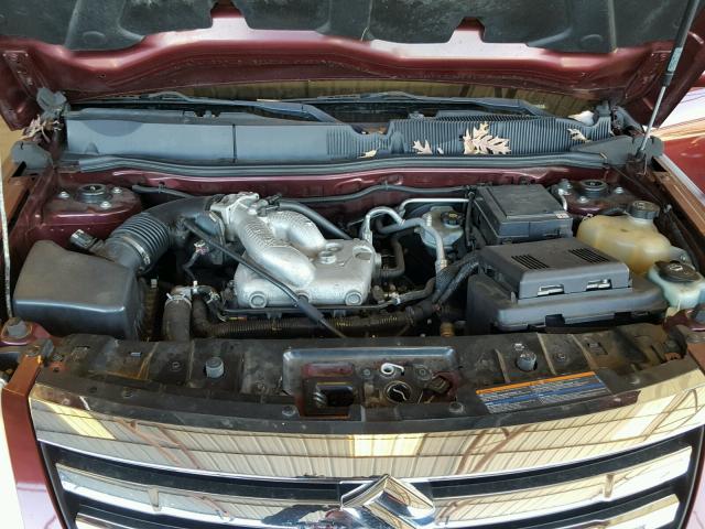 2S3DB217876107478 - 2007 SUZUKI XL7 BURGUNDY photo 7