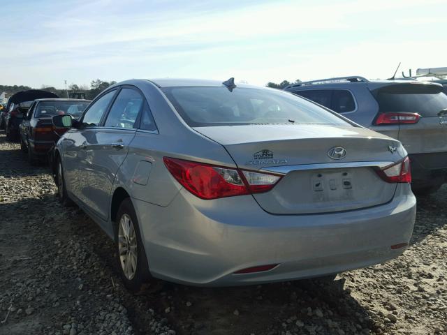 5NPEB4AC1DH781152 - 2013 HYUNDAI SONATA GLS SILVER photo 3