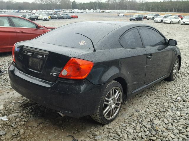 JTKDE177770206754 - 2007 TOYOTA SCION TC BLACK photo 4