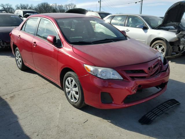 JTDBU4EE9B9133671 - 2011 TOYOTA COROLLA BA RED photo 1