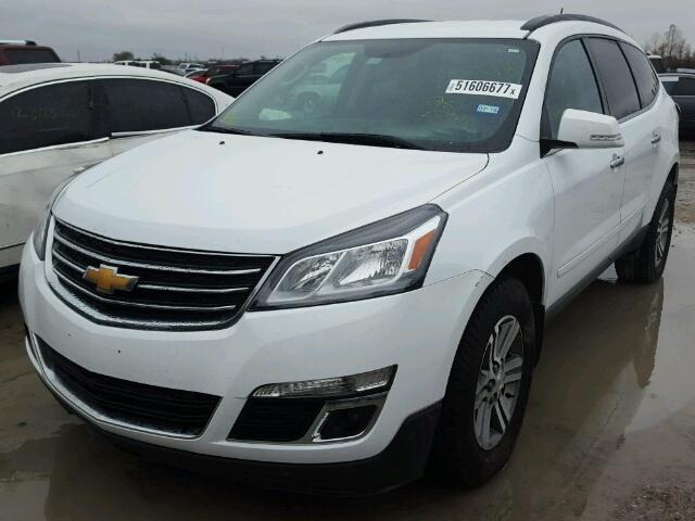 1GNKRHKD7HJ115012 - 2017 CHEVROLET TRAVERSE L WHITE photo 2