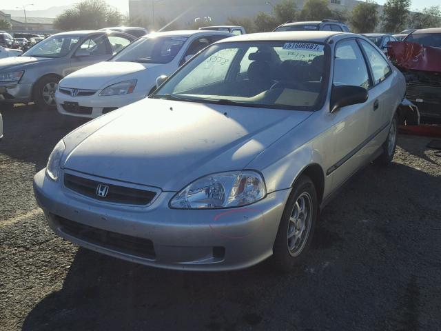 1HGEJ7229YL116500 - 2000 HONDA CIVIC HX SILVER photo 2