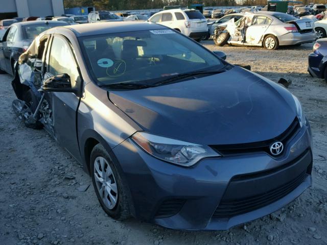 2T1BURHE6EC093167 - 2014 TOYOTA COROLLA L GRAY photo 1