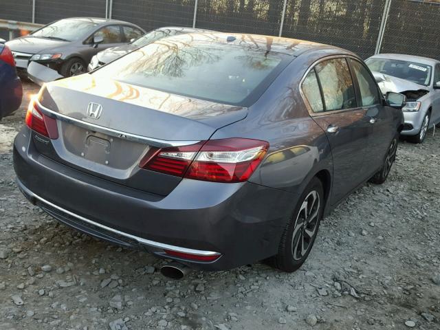 1HGCR2F99GA165801 - 2016 HONDA ACCORD EXL GRAY photo 4